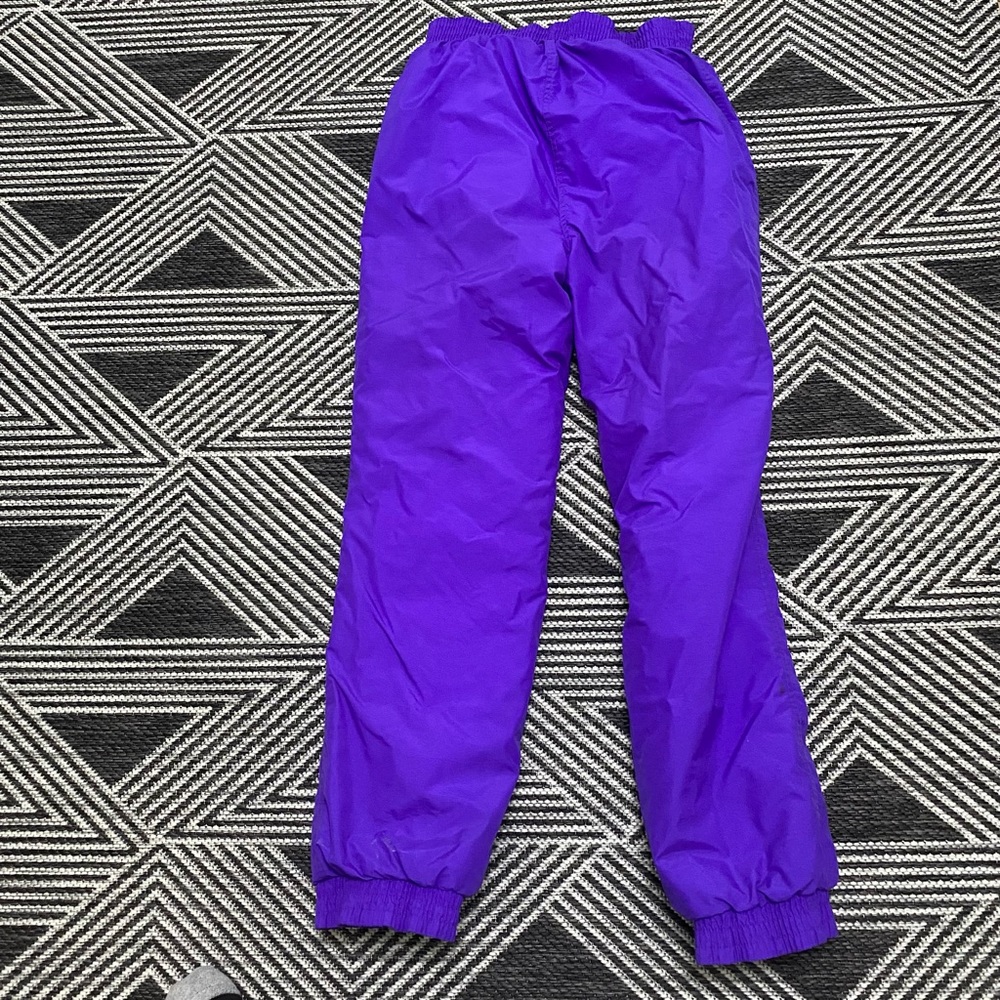 Vintage Neon Purple Edelweiss Insulated Women’s Ski Snow Snowboard Pants Size 12